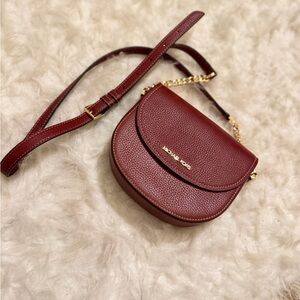Michael Kors Deep Red Crossbody Bag
